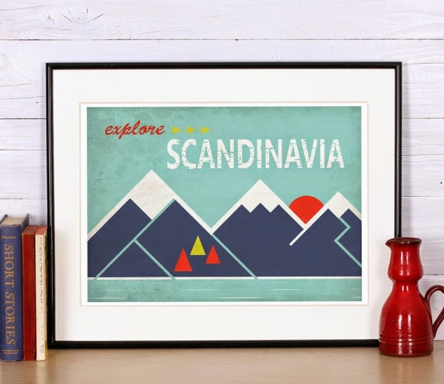 affiche scandinave vintage Blog déco design Joli Place