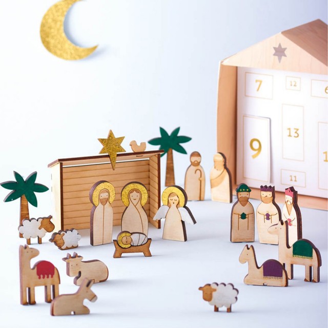 Crèche en bois
