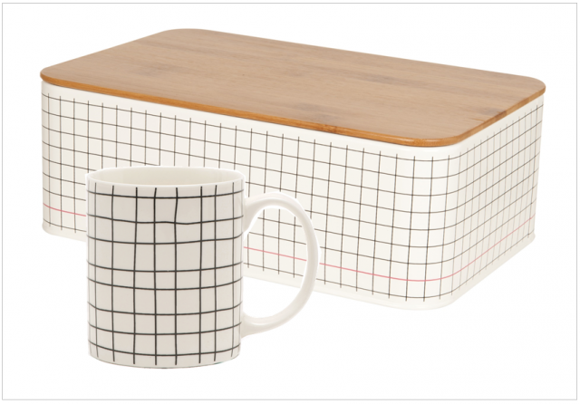 déco motif quadrillage