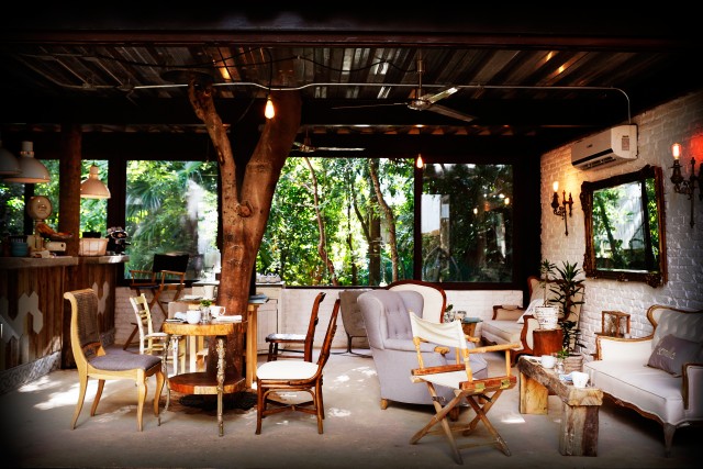 Hôtel à la déco brocante