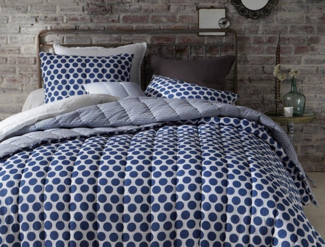 Chambre déco bleu marine