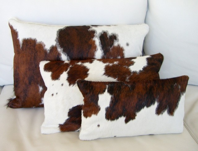 coussin peau de vache