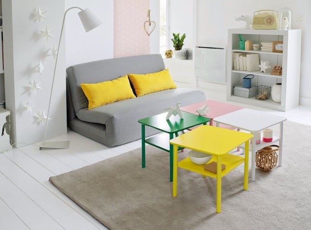 table basse en couleur