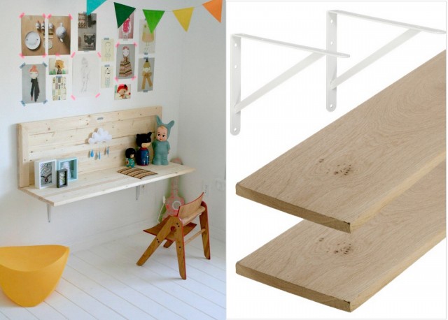 Idée bureau DIY chambre enfant