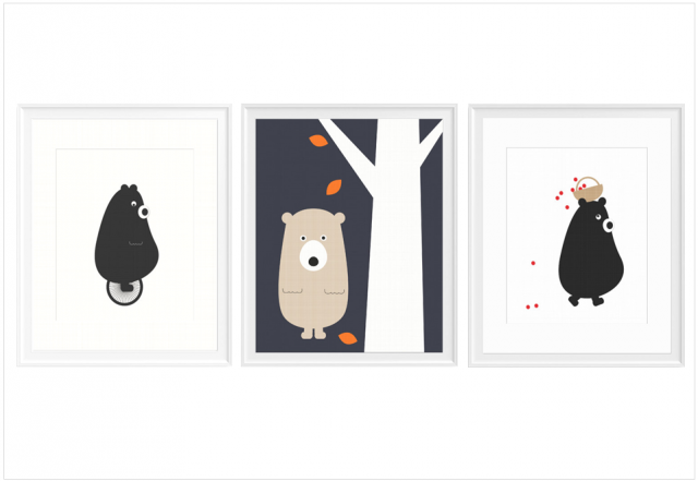 affiche-ours-chambre-enfant-bebe-garçon-etsy
