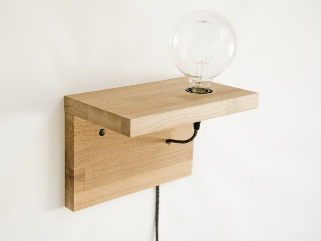 Lampe étagère de chevet