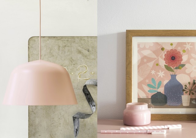 Déco rose poudré