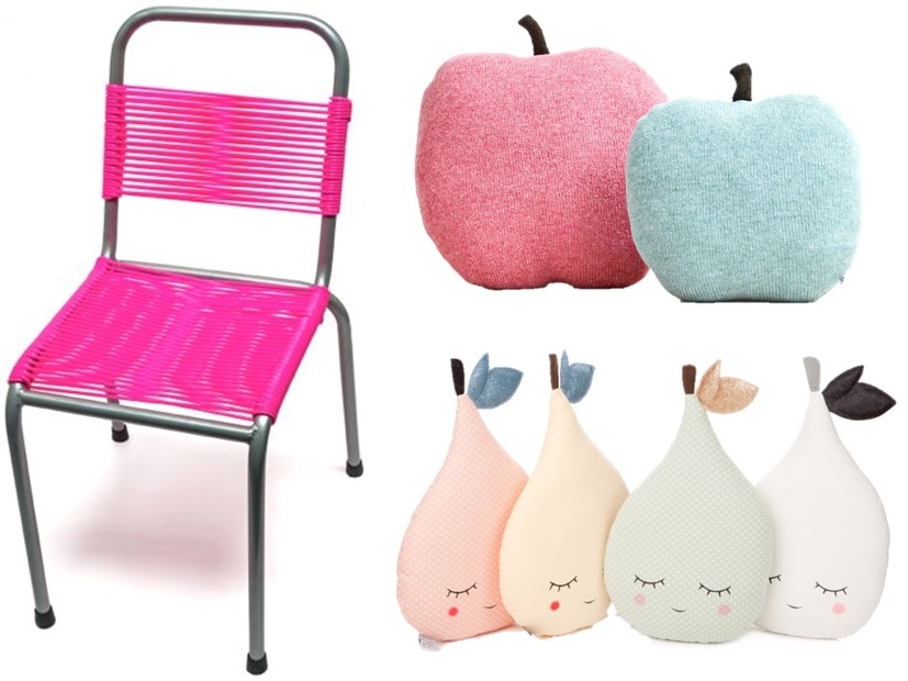 déco enfant pomme poire scoubidou
