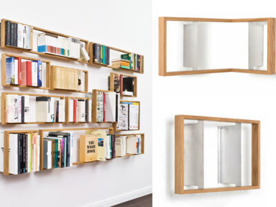 étagère murale fixation invisible bois