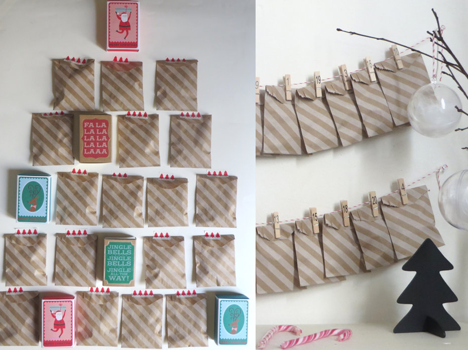 DIY : fabriquer un calendrier de l'avent - Joli Place