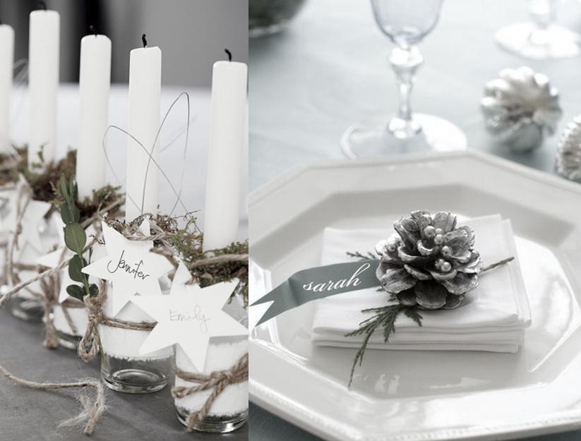 12 idées de marque place pour la table de Noël - Joli Place