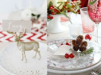 12 idées de marque place pour la table de Noël - Joli Place