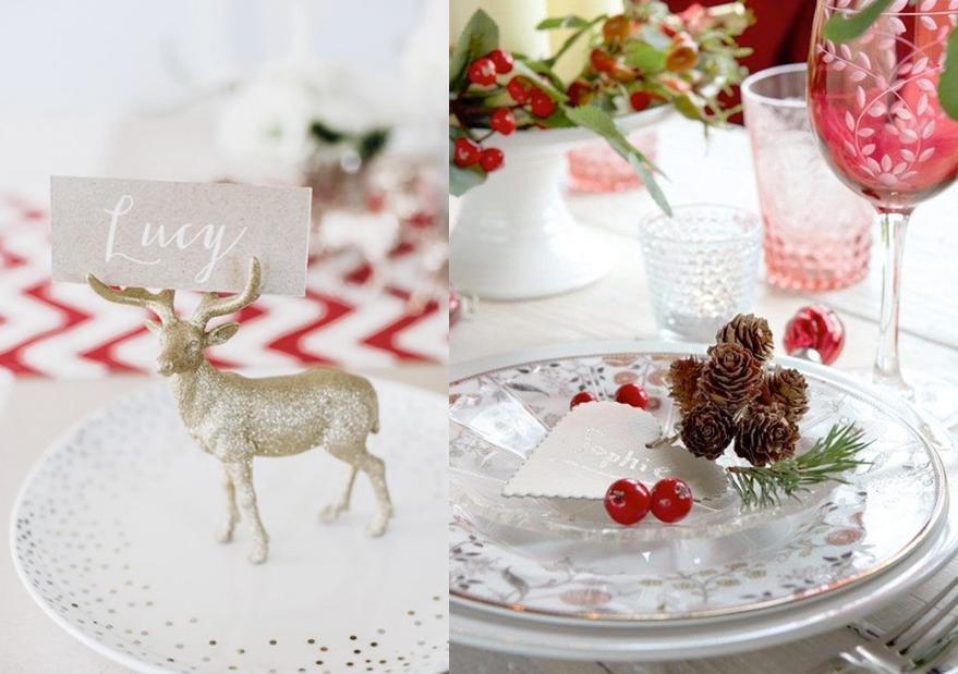 12 idées de marque place pour la table de Noël - Joli Place