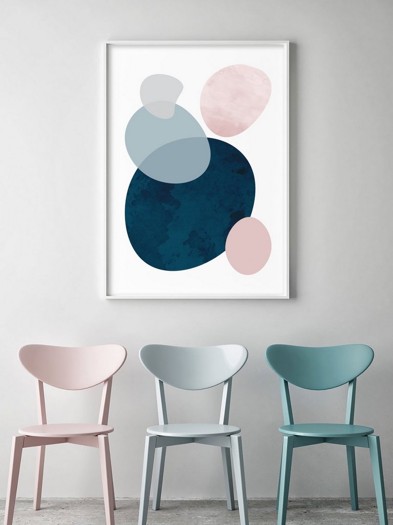 Où trouver une affiche géométrique scandinave - Joli Place