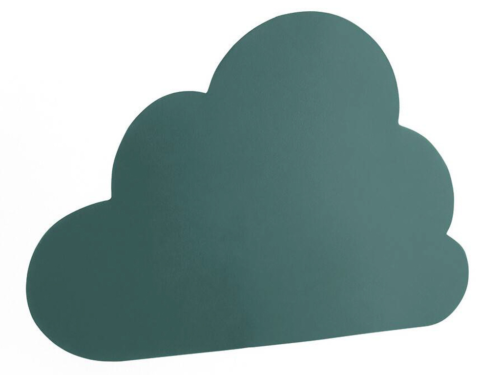 applique nuage verte enfant