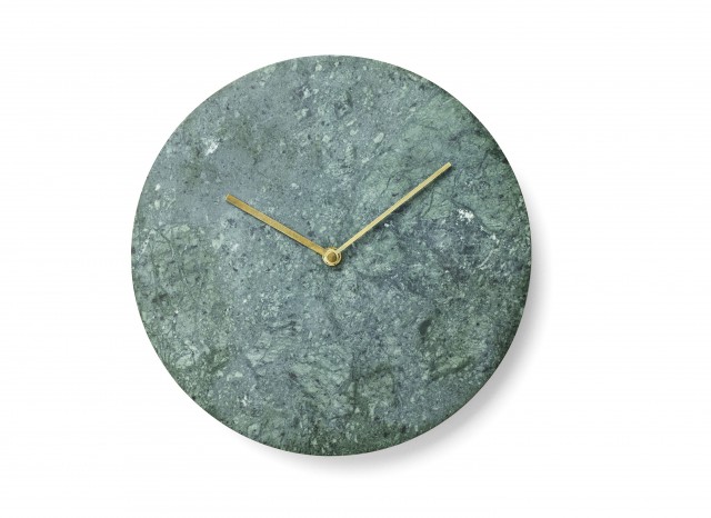 Horloge en marbre vert