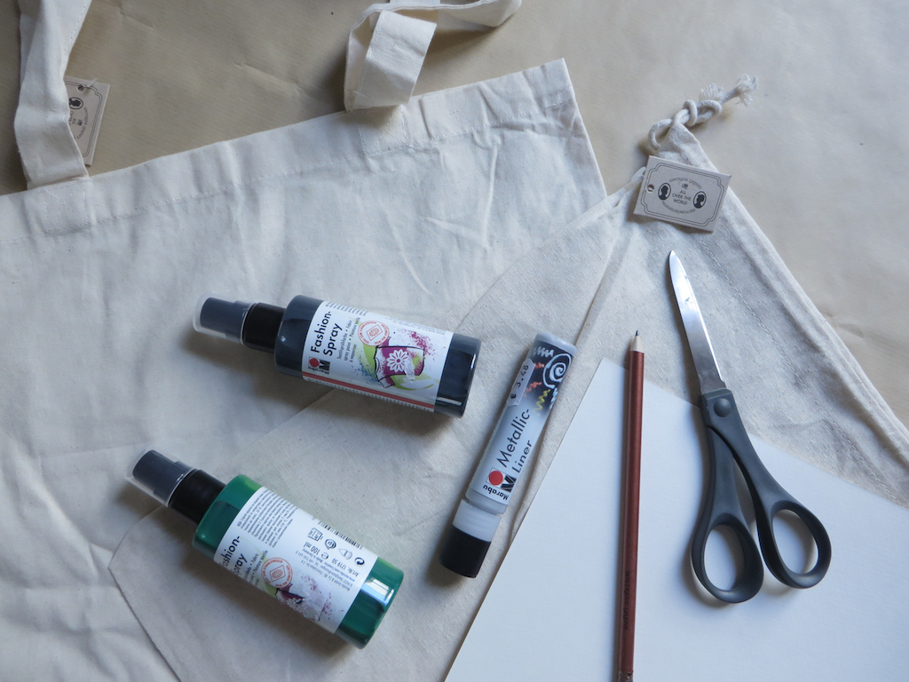 DIY personnaliser un tote bag avec de la peinture