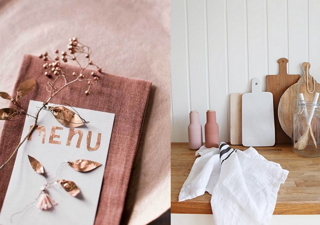 Déco couleur blush