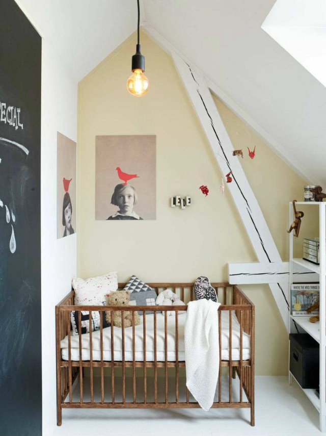 Chambre d'enfant sous les combles