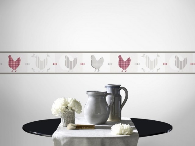 Déco motif poules