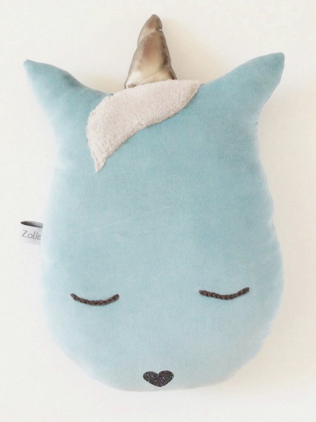 Coussin licorne