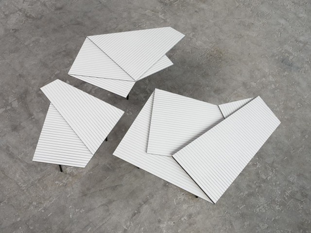 Table basse forme géométrique