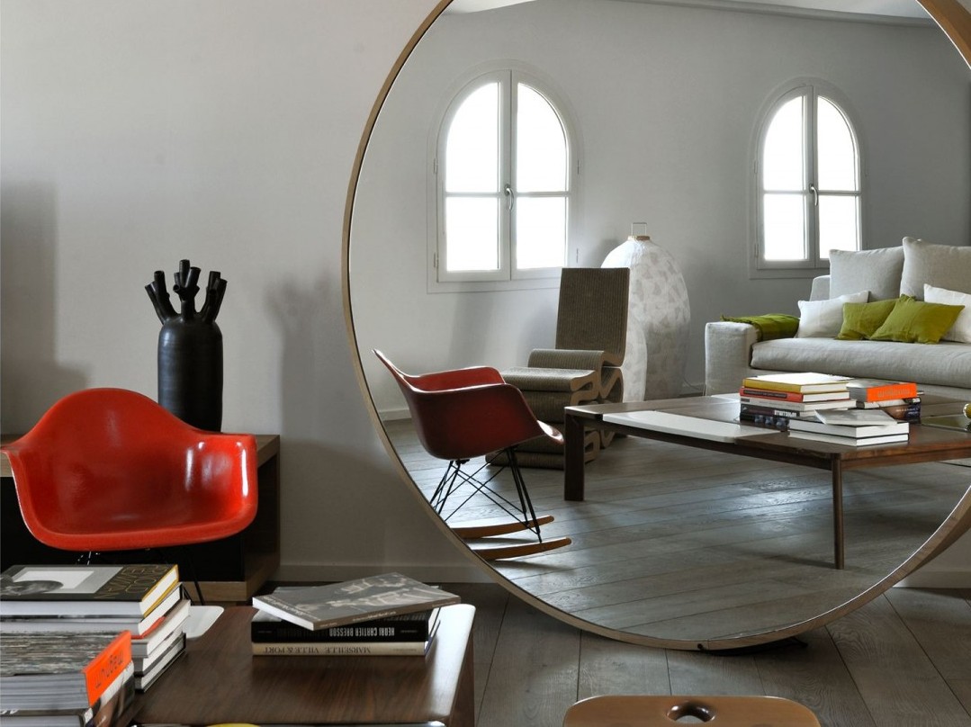 grand miroir rond