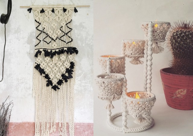 Déco en macramé