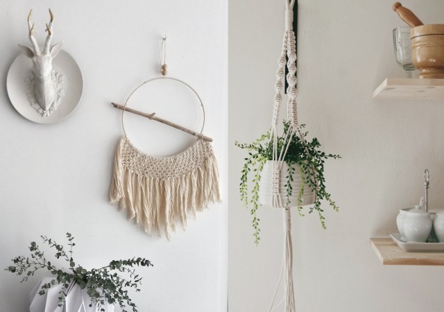 Déco en macramé