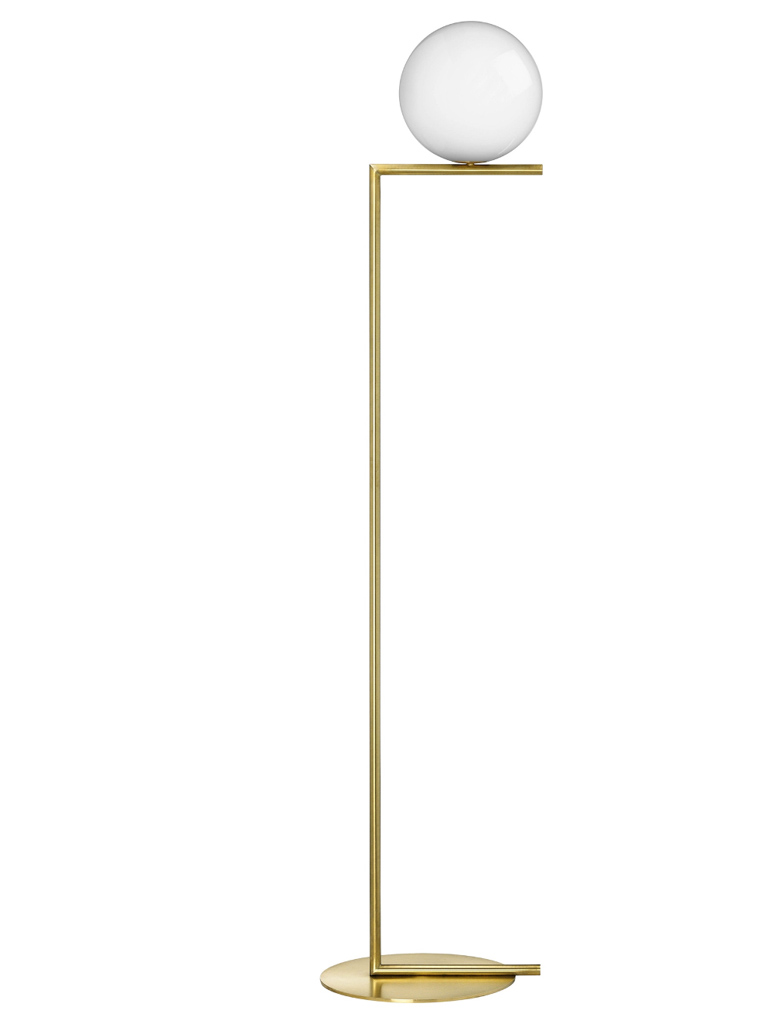 lampadaire design en laiton