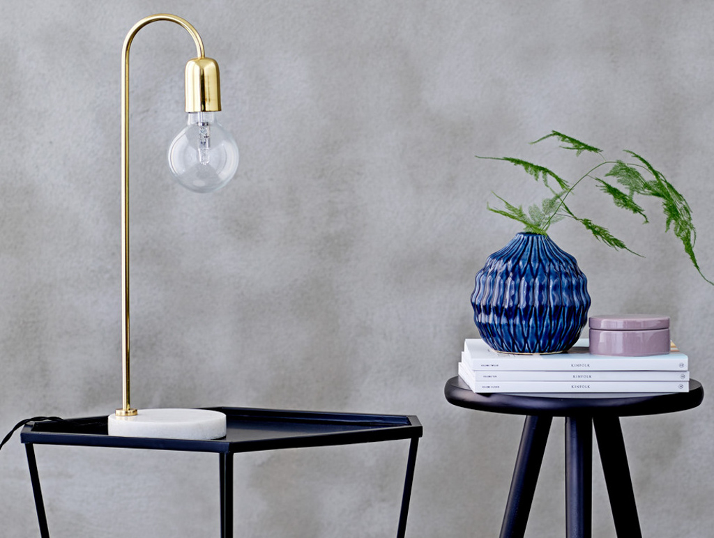 lampe en laiton