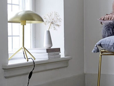 lampe en laiton