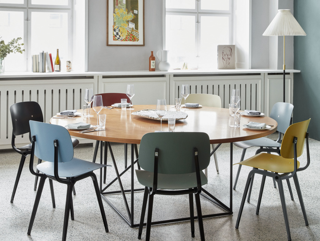 Osez les chaises de table colorées