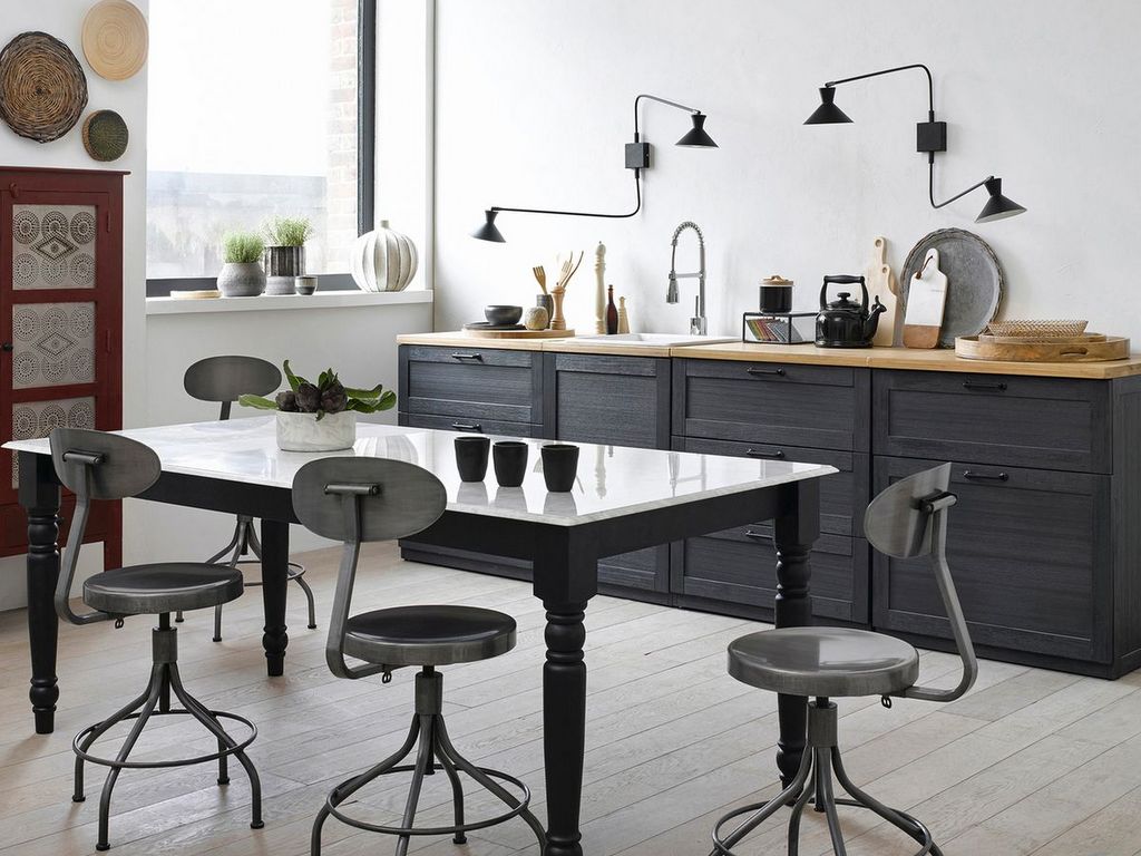 Déco cuisine en noir