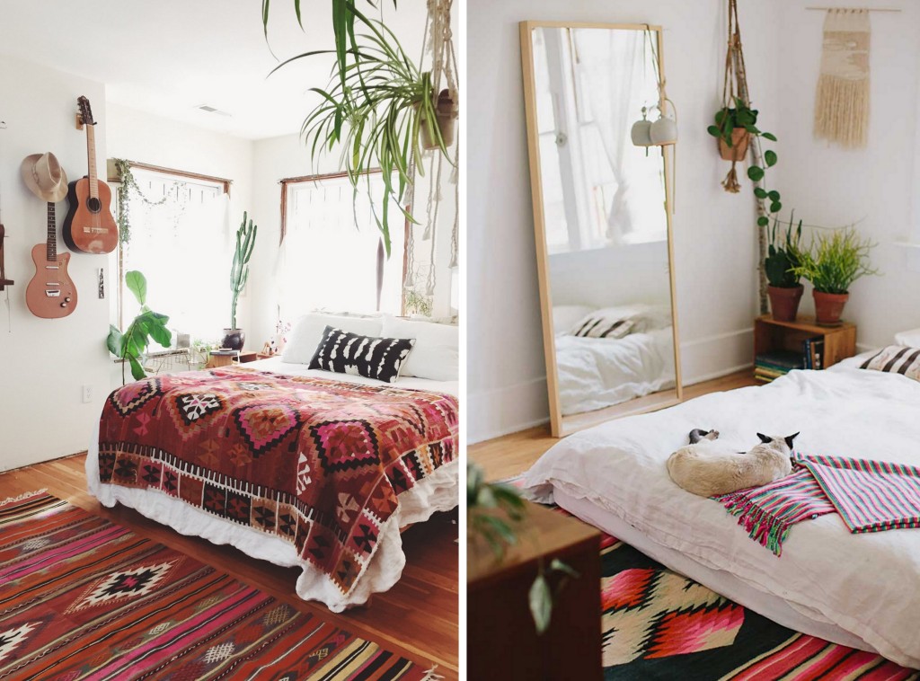 chambre déco boho