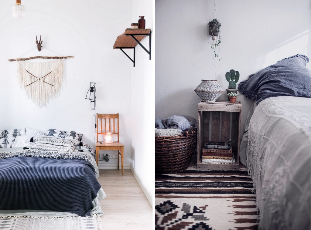 chambre déco boho