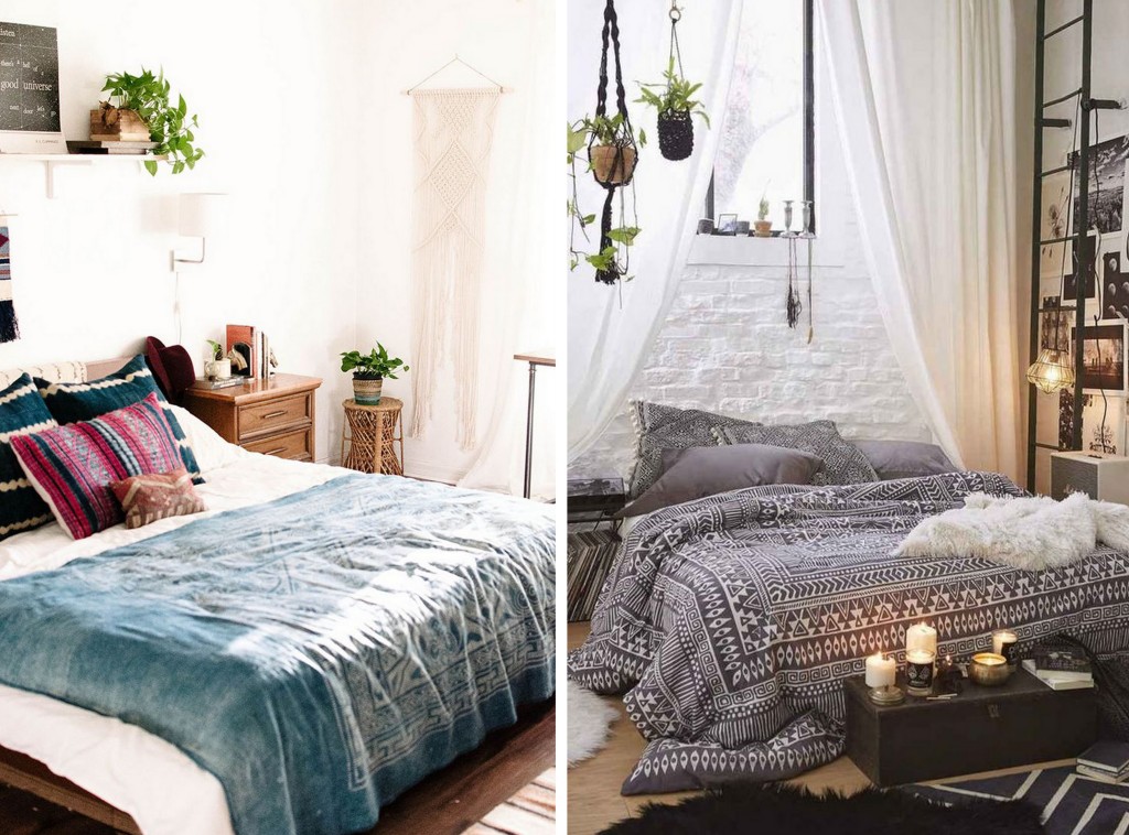 chambre déco boho