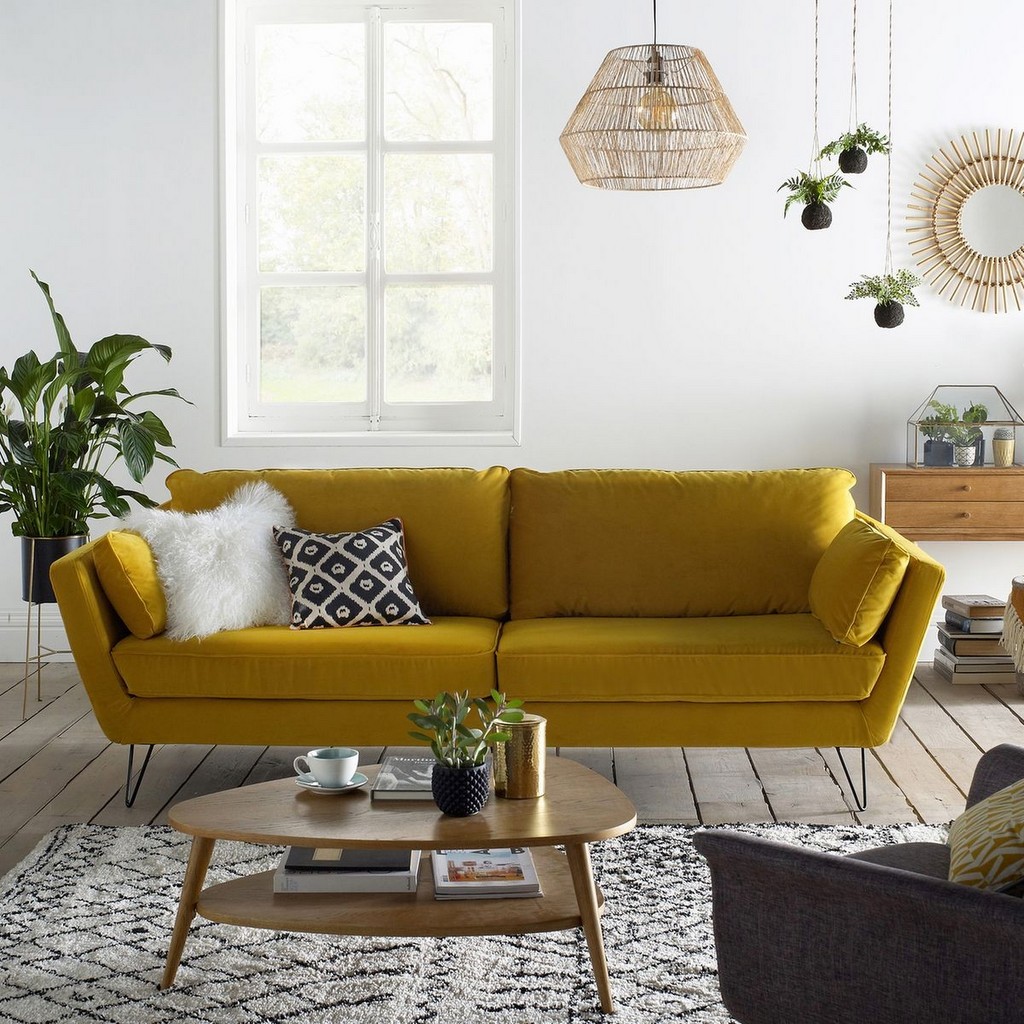 Quelle déco pour un salon avec un canapé jaune ? Quelle déco pour un salon avec un canapé jaune ?