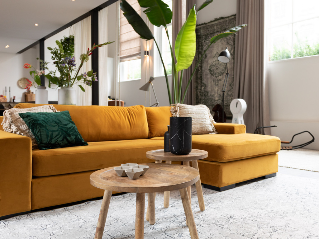 12 salons avec un canapé jaune - Joli Place