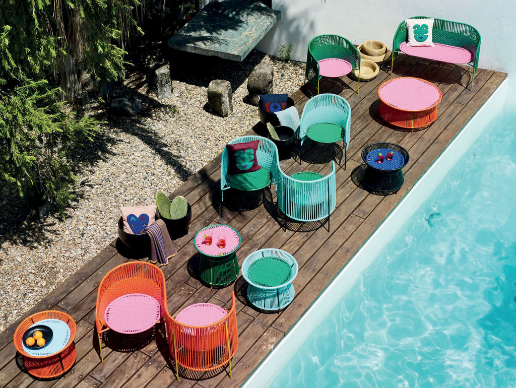 Mobilier de jardin en scoubidou : où en trouver - Joli Place