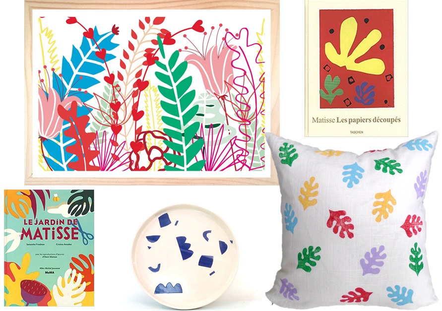 Déco inspirée des découpages de Matisse