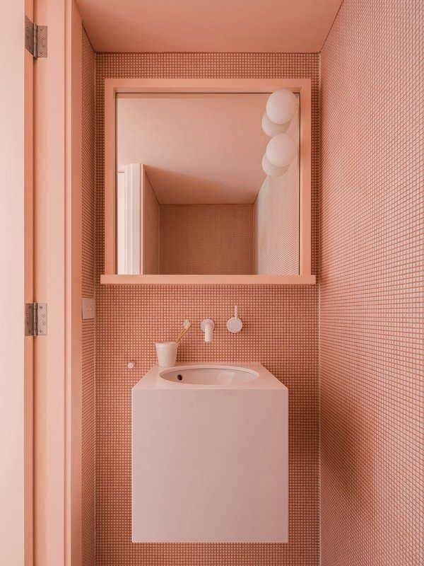 déco rose pêche