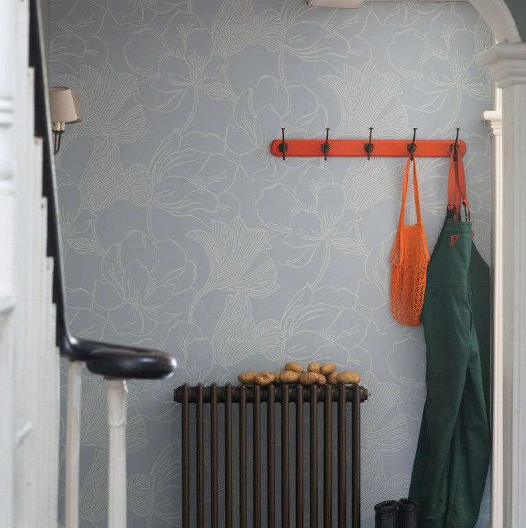 papier peint fleuri