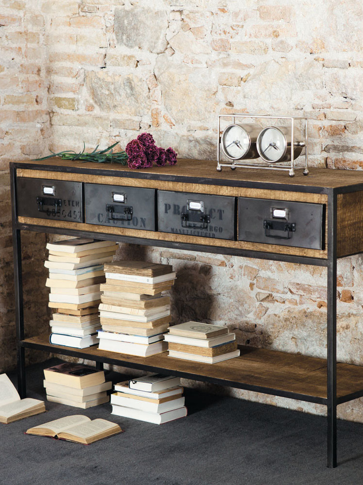 console style industriel