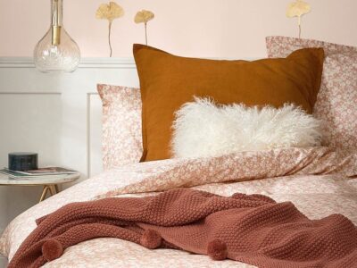 chambre rose blush