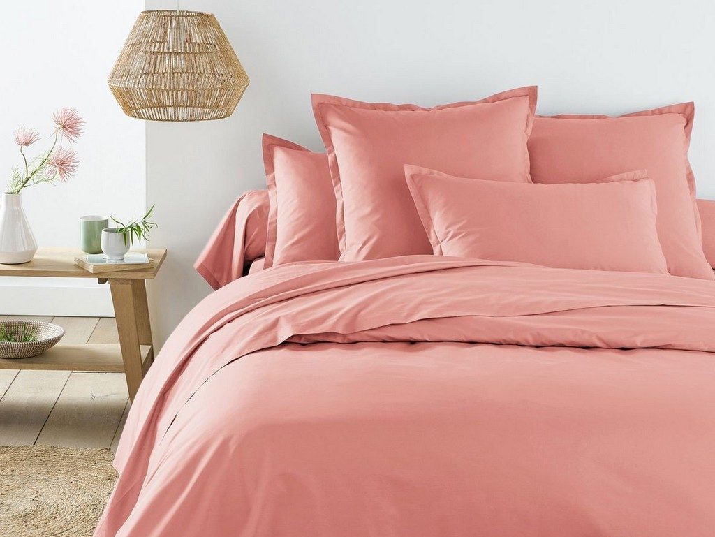 chambre rose blush