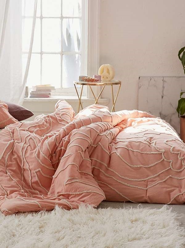 chambre rose blush