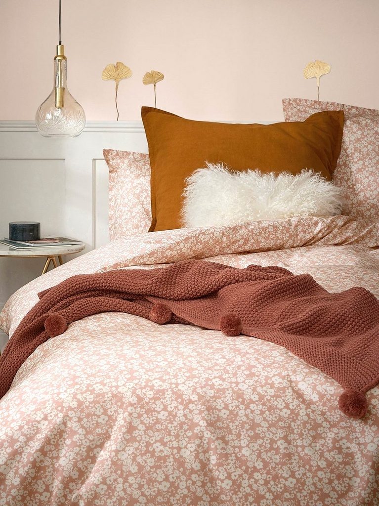 chambre rose blush