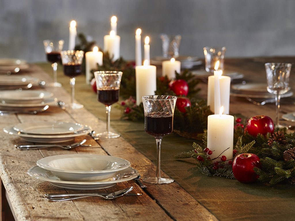 table de Noël