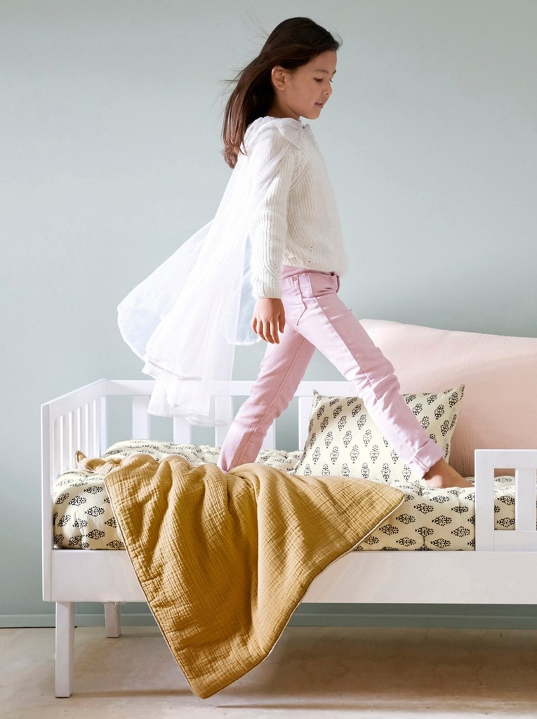 linge de lit enfant coton gaufré